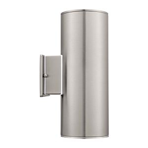 Ascoli 2-Light Outdoor Wall Mount in Stainless Steel