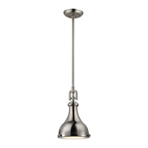 Rutherford 1-Light Mini Pendant in Brushed Nickel