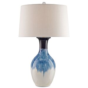 Currey & Company 33 Inch Fête Table Lamp in Cobalt