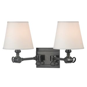 Hudson Valley Hillsdale 2 Light 10 Inch Wall Sconce in Old Bronze
