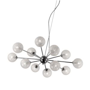 Access Opulence 12 Light Contemporary Chandelier in Chrome