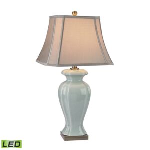 Celadon 1-Light LED Table Lamp in Green