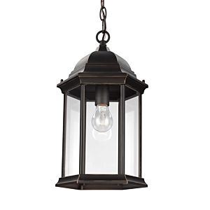 Sea Gull Sevier Outdoor Hanging Light in Antique Bronze