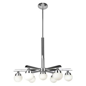 Access Classic 7 Light Contemporary Chandelier in Chrome