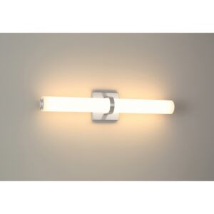 Escape 1-Light LED Bathroom Vanity Light in Brushed Steel