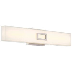 Restore 1-Light LED Bathroom Vanity Light in Brushed Steel