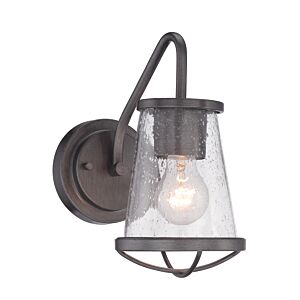 Darby 1-Light Wall Sconce in Weathered Iron