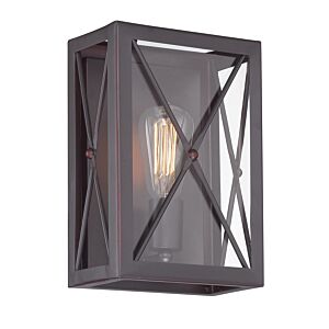 High Line 1-Light Wall Sconce in Satin Bronze