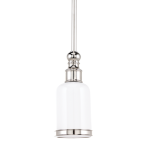 Hudson Valley Chatham 11 Inch Pendant Light in Polished Nickel