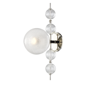 Hudson Valley Calypso by Corey Damen Jenkins Wall Sconce in Polished Nickel