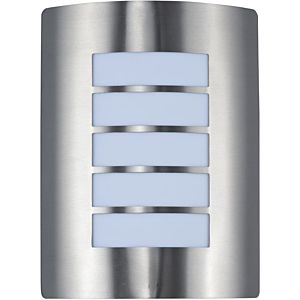 Maxim Lighting View LED E26 1 Light 1 Light Outdoor Wall Mount in Stainless Steel
