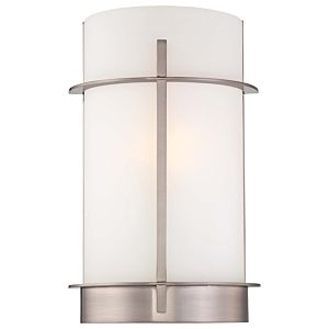 Minka Lavery 12 Inch Wall Sconce in Brushed Nickel
