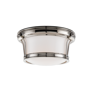  Newport Ceiling Light in Polished Nickel