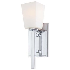 Minka Lavery City Square 14 Inch Wall Sconce in Chrome