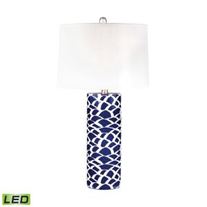 Scale Sketch 1-Light LED Table Lamp in Navy