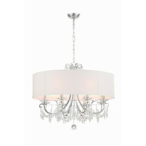 Othello 8-Light Chandelier in Polished Chrome