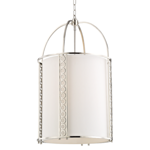 Hudson Valley Infinity 8 Light 36 Inch Pendant Light in Polished Nickel