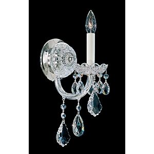Olde World 1-Light Wall Sconce in Silver
