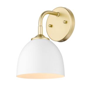Zoey Og 1-Light Wall Sconce in Olympic Gold