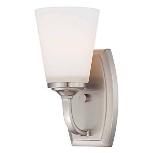 Minka Lavery Overland Park Bathroom Wall Sconce in Brushed Nickel