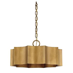 Savoy House Shelby 3 Light Pendant in Gold Patina