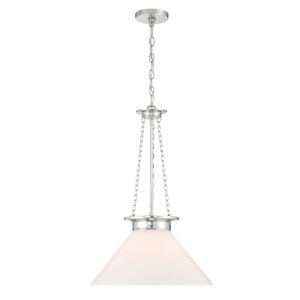 Myers 1-Light Pendant in Polished Nickel