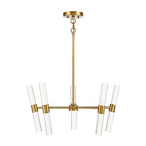 Arlon 10-Light LED Pendant in Warm Brass
