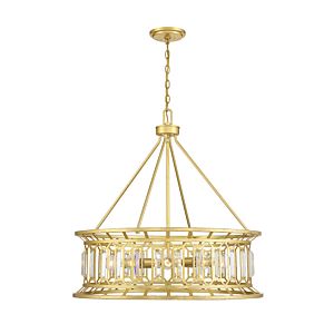Savoy House Daintree 8 Light Pendant in True Gold