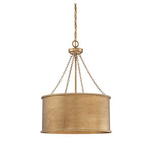 Savoy House Rochester 4 Light Pendant in Gold Patina