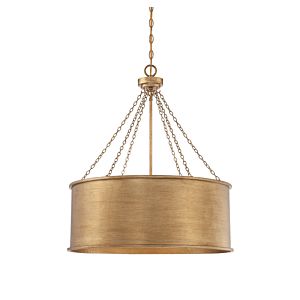 Savoy House Rochester 6 Light Pendant in Gold Patina