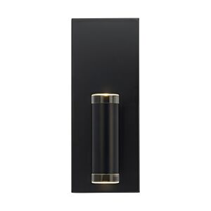 Dobson II 1-Light LED Bathroom Vanity Light in Matte Black