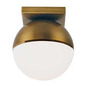 Tech Akova 2700K LED 7 Inch Ceiling Light in Aged Brass/Bright Brass