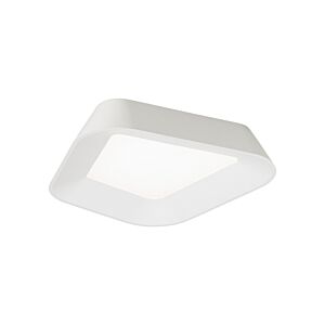 Rhonan 1-Light 3.00"H LED Flush Mount in Matte White