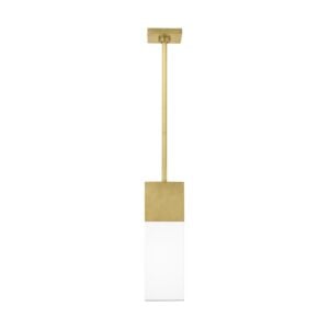 Kulma 1-Light LED Pendant in Natural Brass