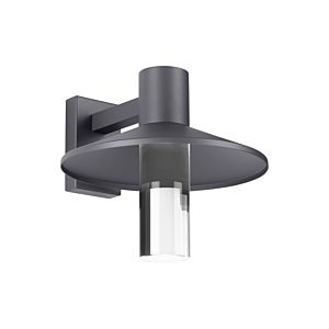 Tech Ash 14 Inch Outdoor Wall Light in Charcoal