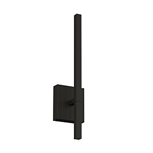 Filo 1-Light LED Outdoor Wall Mount in Black