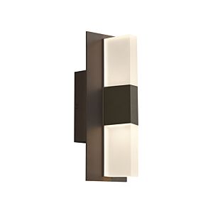 Visual Comfort Modern Lyft 13" Outdoor Wall Light in Bronze