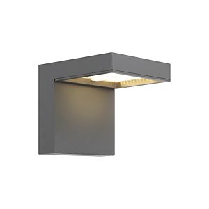Visual Comfort Modern Taag 10" Outdoor Wall Light in Charcoal