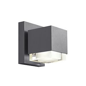 Tech Voto 8 Inch Outdoor Wall Light in Charcoal