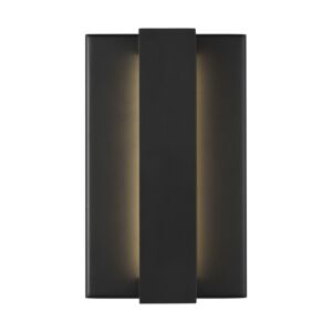 Windfall 1-Light LED Outdoor Wall Mount in Black