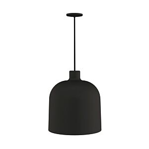 Foundry 1-Light LED Pendant in Nightshade Black