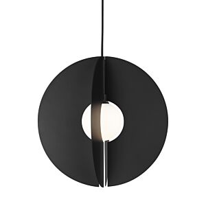 Orbel 1-Light LED Pendant in Matte Black