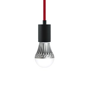 Tech SoCo 2 Inch Pendant Light in Black and Red Cord