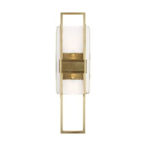 Duelle 1-Light LED Wall Sconce in Natural Brass