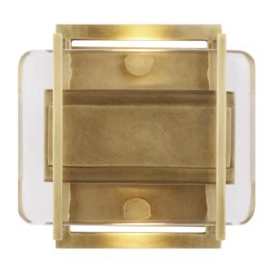 Duelle 1-Light 5.00"H LED Wall Sconce in Natural Brass