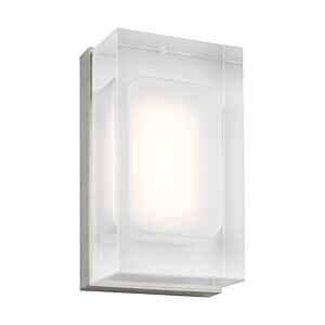 Milley 1-Light 7.00"H LED Wall Sconce in Satin Nickel