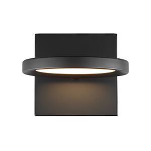 Tech Spectica 3000K LED 5 Inch Wall Sconce in Matte Black and Acrylic