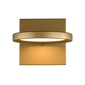 Visual Comfort Modern Spectica 3000K LED 5" Wall Sconce in Satin Gold and Acrylic