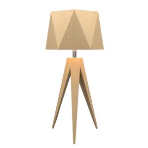 Facet 1-Light Table Lamp in Maple