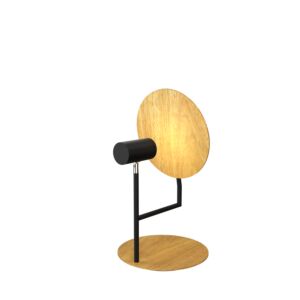 Dot 1-Light Table Lamp in Louro Freijo
